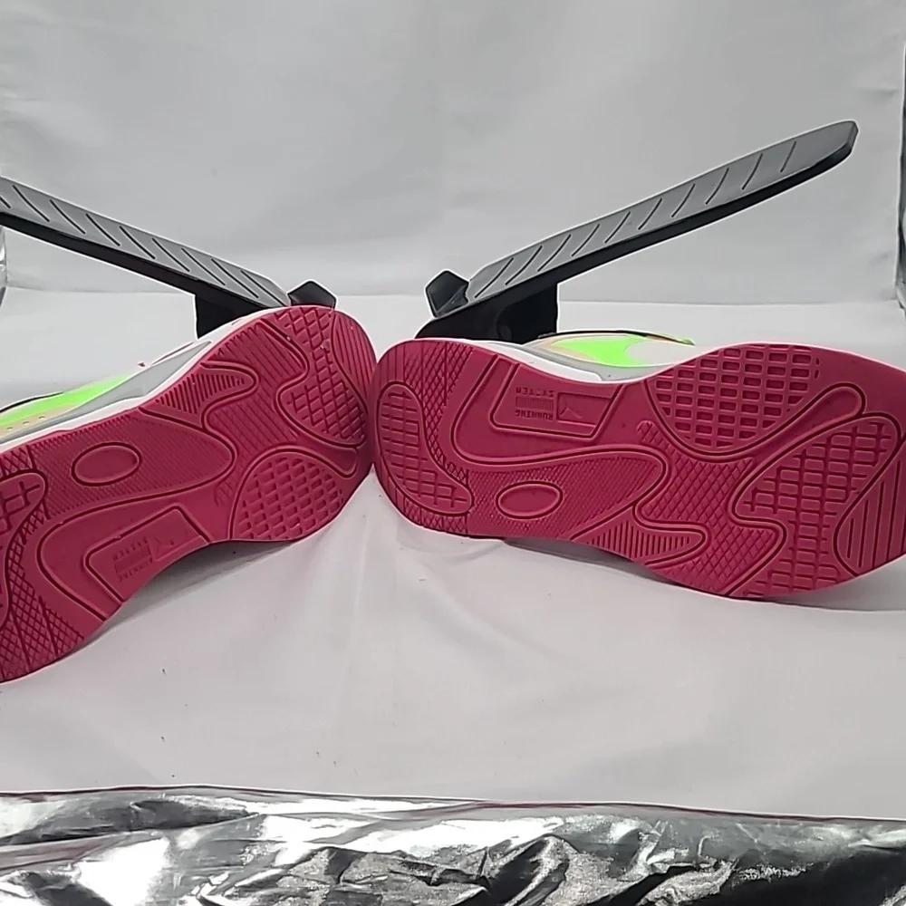 Puma Womens Sz 8.5 RS Fast Pop White Purple Sweet Grape Sneakers Shoes 384328 01 - Picture 8 of 9